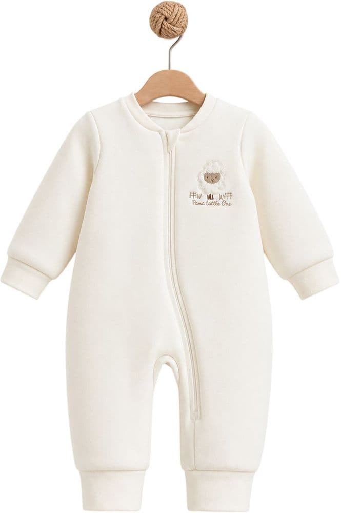 Комбинезон BabyCosy «Little One» (кремовый)
